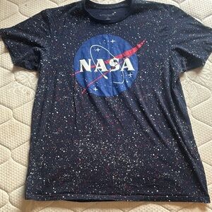 NASA Graphic Short Sleeve Tee - Navy Space Logo